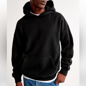 Black Abercrombie & fitch essential hoodie